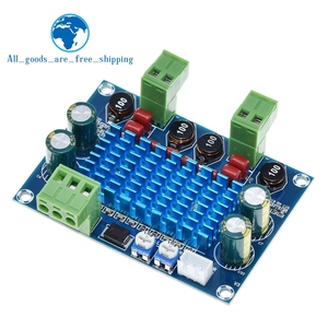 Placa amplificadora de potencia HIFI Digital TZT 2*120W 2 TPA3116D2 chasis dedicado entrada enchufable 5V 24V 28V salida 120W - Product Image 4