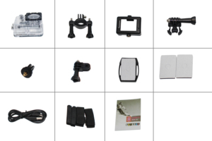 2024มีระดับ4K 30FPS/60FPS รับ30เมตรกล้องแอคชั่นกันน้ำ WIFI สำหรับปีนเขาหรือเดินป่า - Product Image 4
