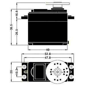 MG995 Servo Ganzmetall getriebe 15KG Servos Digital für JR Car RC Drohne Modell Hubschrauber Boot Flugzeug Spielzeug Roboter Arduino Programmierung