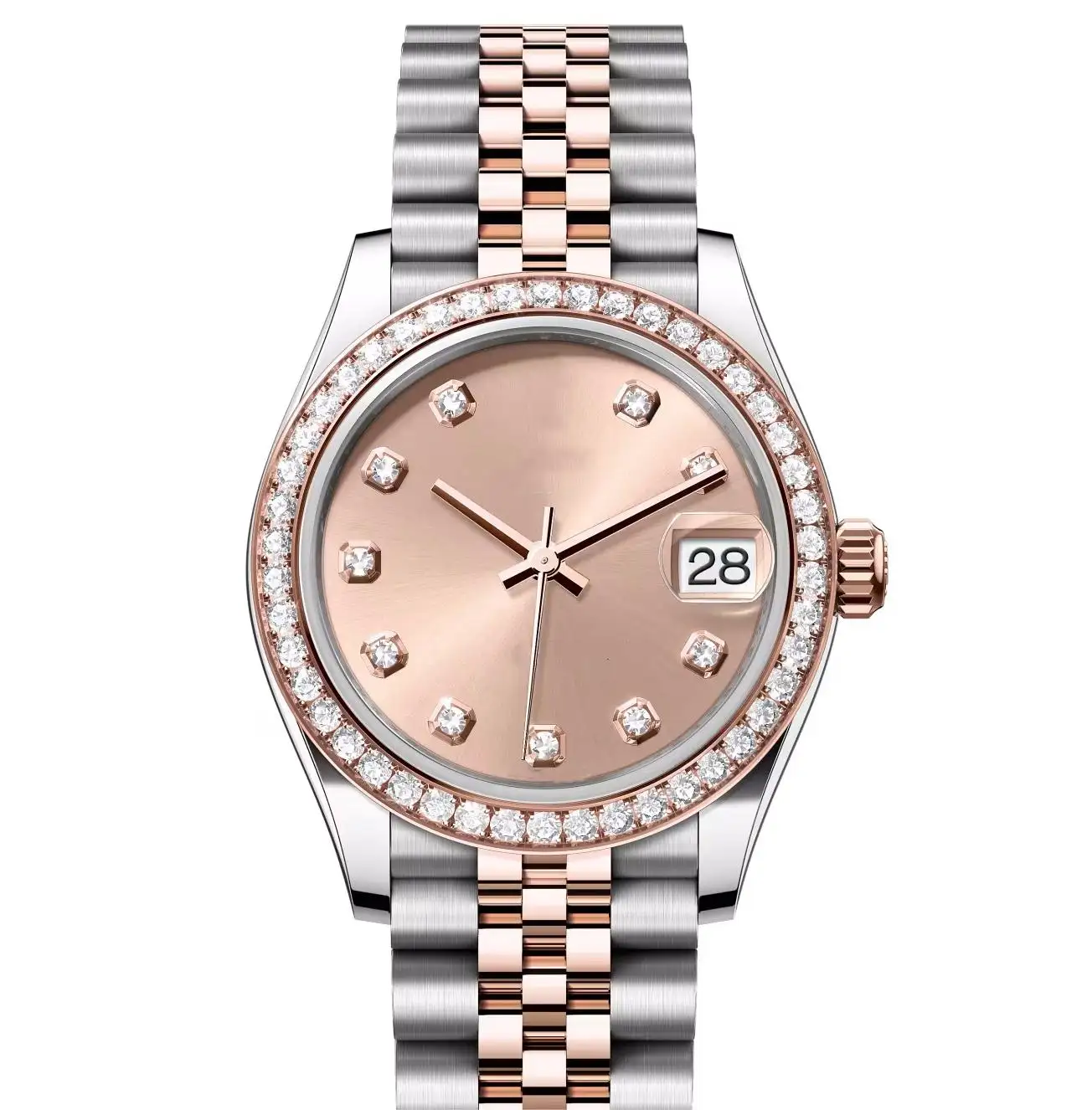 2024 de lujo para mujer Superclone Rolexables 904L de acero inoxidable CAL2236 reloj de pulsera mecánico automático para mujer m278381rbr-0024