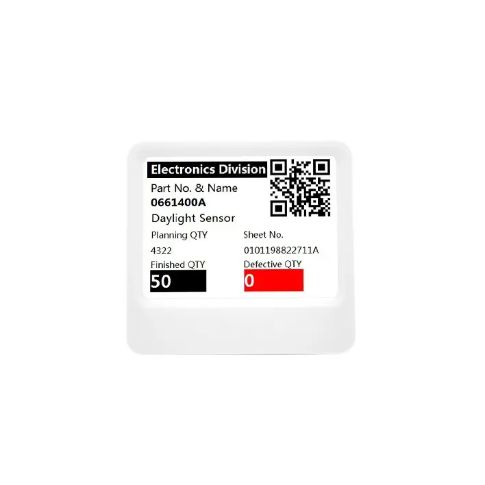डिजिटल Epaper डिजिटल साइनेज और प्रदर्शित करता है के लिए औद्योगिक ईएसएल टैग इलेक्ट्रॉनिक शेल्फ लेबल अस्पताल के वार्ड