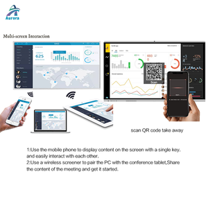 4K Android/window OPS 55/65/75/85/98/110 дюймов интерактивный дисплей смарт-плата сенсорный экран монитор интерактивная доска - Product Image 3