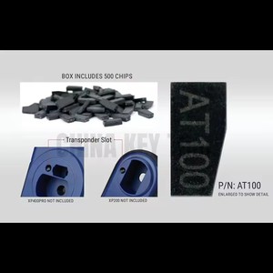 AT100 universale Super Transponder Chip programmabile con XP200, XP400 e XP400PRO per la programmazione delle chiavi - Product Image 4