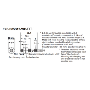Interruptor de sensor de proximidad inductivo de 1,2mm, 3 cables, PNP, NPN, M5, 2, 2, 1, 2, 2, 2, 2, 3, 3, 3, 3, 2, 3, 3, 3, 2, 3, 2, 3, 3, 3, 3, 3, 3, 2, 3, 3, 3, 3, 12 - Product Image 2