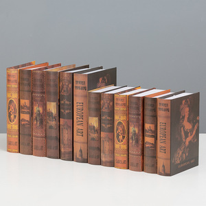 หนังสือปกแข็งสำหรับตกแต่งโต๊ะกาแฟห้องนั่งเล่นสไตล์อเมริกันย้อนยุค - Product Image 3