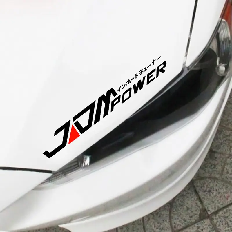 EITE autocollant de voiture JDM tournant style auto pvc décalcomanie japonais logo autocollant voiture carrosserie étanche auto pare-chocs badge décor personnalisé badge