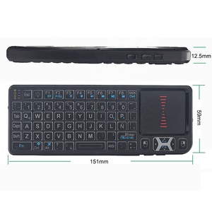 SUNGI T11 2.4G Wireless Mini <strong>Keyboard</strong> Touchpad Backlit Laser Projection <strong>Keyboard</strong> Remote <strong>Control</strong> for <strong>Android</strong> Tv Box / Projector - Product Image 5