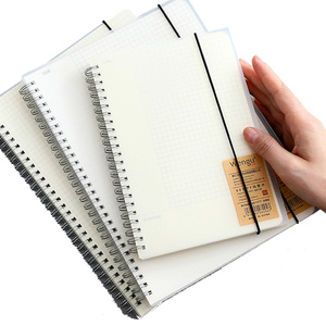 Bloc de notas de negocios para estudiante, planificador PP translúcido grueso, A4, cuaderno liso, regalo promocional - Product Image 1