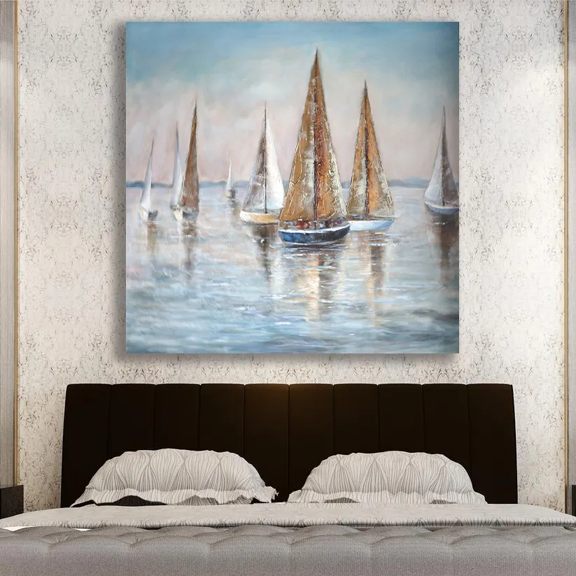 Großhandel benutzer definierte Bild Leinwand oder Papier Kunst Wand Poster Druck für Wohnzimmer Hotel Wand dekoration