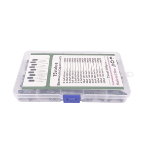 200 pcs/lot径向电容器组15值10V 16V 25V 50V 0.1uf-220uf电解电容器0.22uf 2.2uf 100uf - Product Image 3