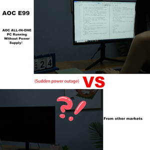 Пользовательский AOC все в одном ПК 24-дюймовый процессор I7-13650HX DDR4 16 ГБ 512 ГБ SSD OEM Настольный компьютер ПК все-в-одном с батареей UPS - Product Image 4
