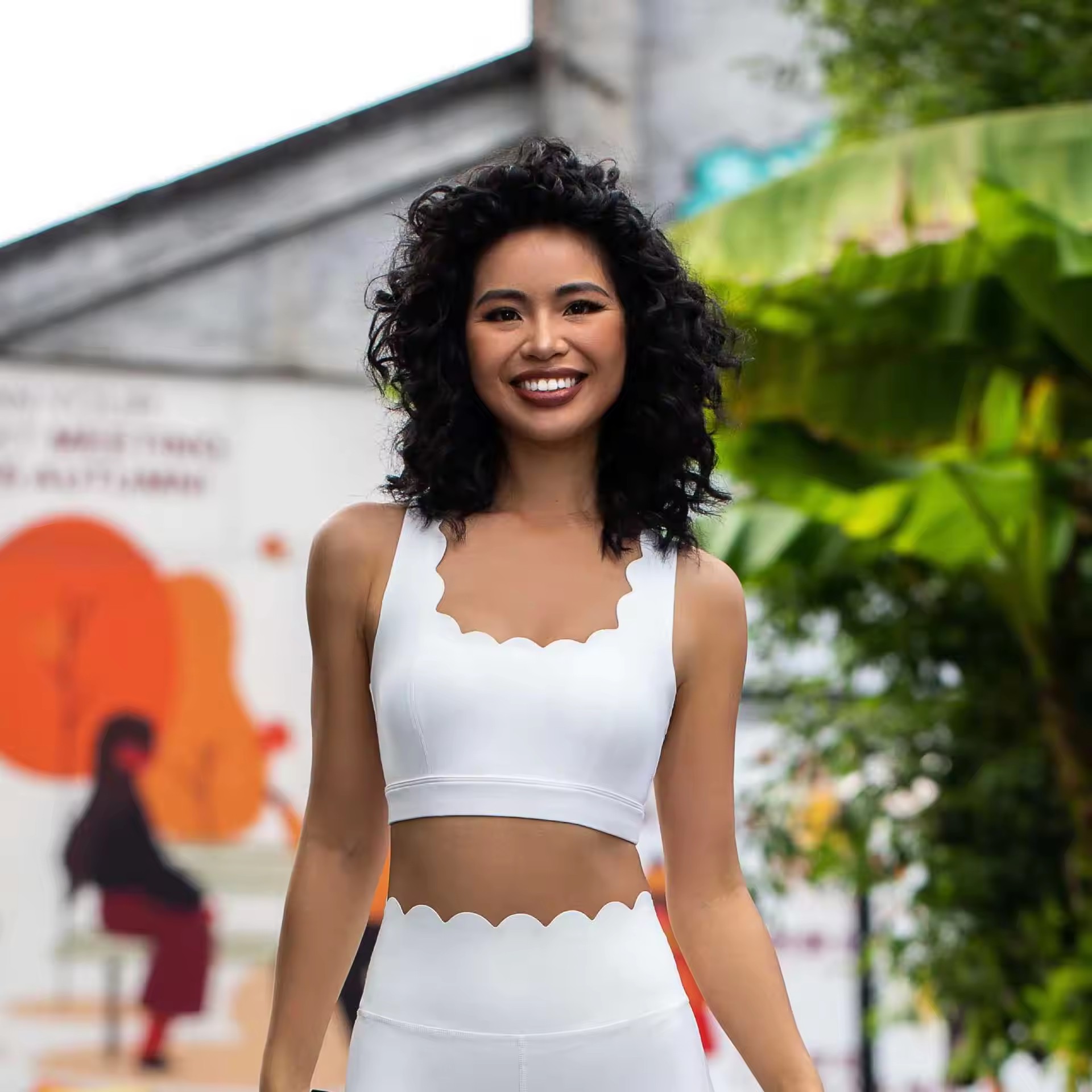 White bra