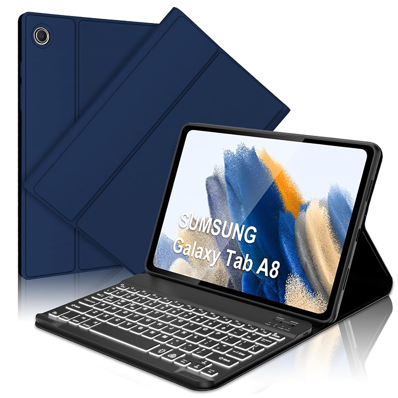Boîtier bleu foncé + clavier rétroéclairé noir
