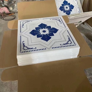 Top <strong>Selling</strong> Pvc Ceiling Panel Suspended Ceiling for WholeSale 60*60cm Ceiling Tile 3d Design <strong>Gypsum</strong> Board - Product Image 2