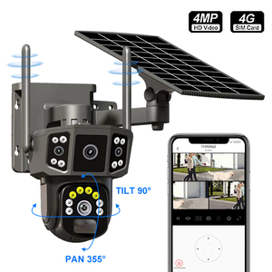 V380 Pro PTZ 4G Solar <strong>Security</strong> Camera <strong>System</strong> Wireless Outdoor <strong>Motion</strong> <strong>Detection</strong> 360 Degree Rotation H.265 Wifi Wireless Camera - Product Image 3