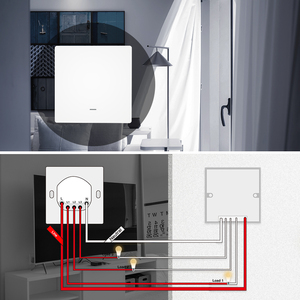 2022新设计wifi遥控开关家庭自动化无线开关，带图雅应用控制功能 - Product Image 2