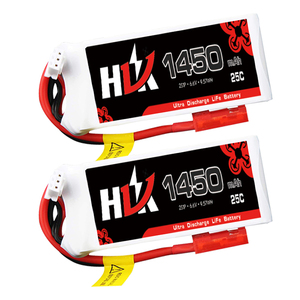 חיים ארוכים <span class=keywords><strong>6.6V</strong></span> 1450Mah 25C 2S Rc Lipo חיים Po4 סוללה עבור Rc סירת רדיו מקלט משדר