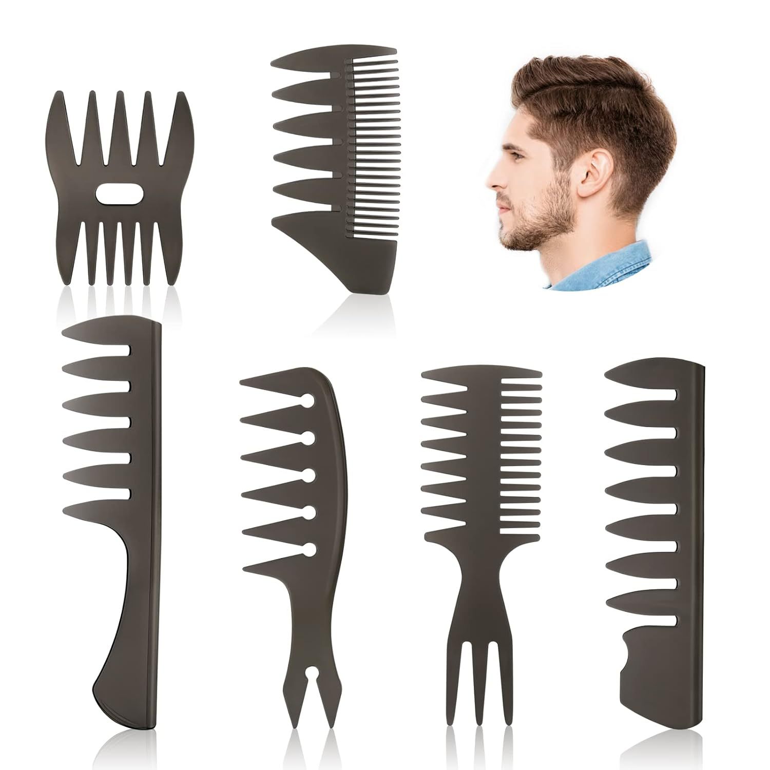 peigne à cheveux à l'huile