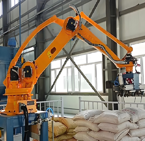 Automat isiertes hoch effizientes Be-und Entladen von Robotern zum Auspacken von Getreide zements amen beuteln zum Brechen von Enthaarung mitteln - Product Image 5