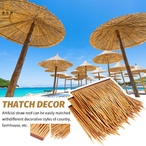 Paja de Palma artificialtecho hierba palapa techo de paja sintetica tổng hợp nhân tạo thatch mái để bán - Product Image 6