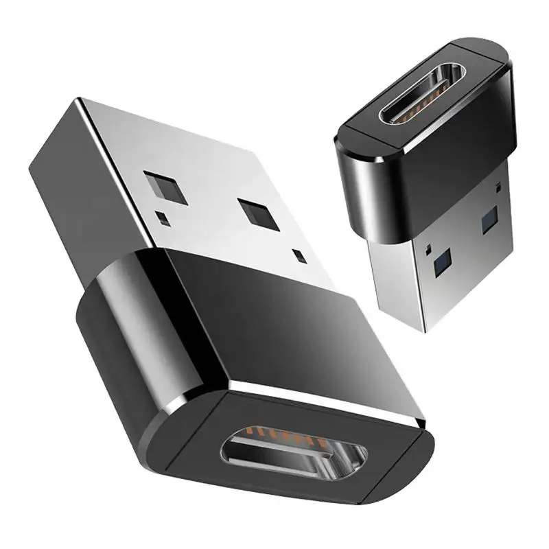 Connecteur femelle USB Type C en cuivre pur et cuivre étamé Adaptateur de données de synchronisation de charge Compatible avec les téléphones intelligents