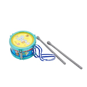 子供用楽器ミニジャズドラム4インチジャズドラム電気メッキ2ハンマー3色混合 - Product Image 3
