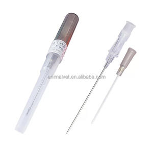 Butterfly Flat Wing Type 24G sekali pakai IV Cannula I.V. Set pemberi kateter dengan topi Heparin kuning Diagnosis dokter hewan - Product Image 4