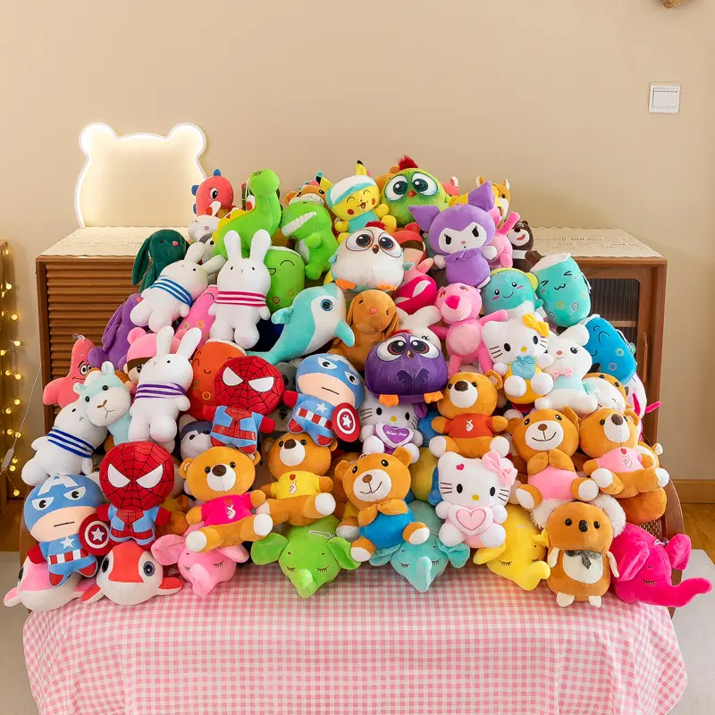 Wholesale Plushies Stuffed & Plush Dogs Toys Factory Wholesale 7-inch 17-20CM stuffed prizes bulk plush toy machine doll