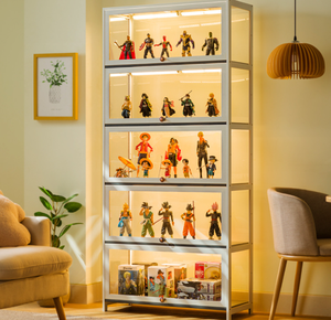 Hiện đại Acrylic figurine hộp hiển thị, cuốn sách figurine mô hình lưu trữ Rack, trong suốt bộ sưu tập hiển thị tủ hiển thị đứng - Product Image 6