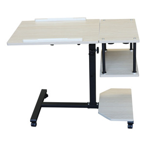Radian-Mesa de ordenador con cinturón antideslizante, rueda universal, inclinación de mesa ajustable