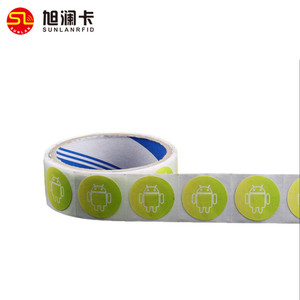 ISO14443Aペット素材nfc 213 RFID/NFCドライインレイ/ウェットインレイ/ラベルステッカー正方形、円形、長方形形状 - Product Image 6