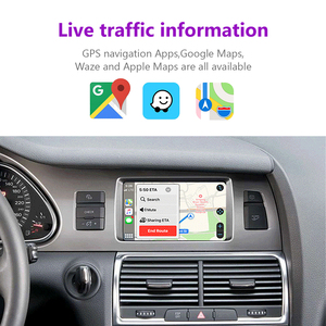 Audi Q7 2010-2015用AndroidオートインターフェイスデコーダーワイヤレスAppleCarPlayマルチメディアAirPlayミラーリンクYoutube - Product Image 2