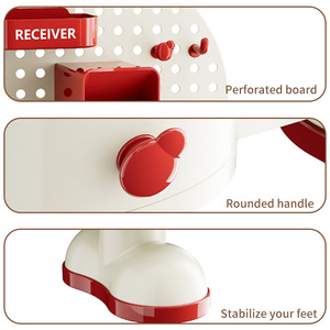 Bán Buôn Đa Chức Năng Giá Văn Phòng Phẩm Trang Điểm Lưu Trữ Văn Phòng Phẩm Tổ Chức Máy Tính Để Bàn Tổ Chức Giá Lưu Trữ Box Với Lỗ - Product Image 3