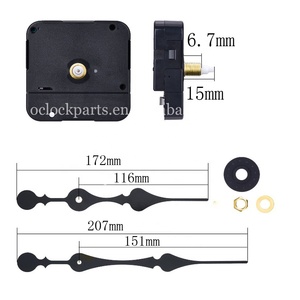 Yüksek kalite duvar saati hareketi CE ROHS saat mekanizması ile saat eller Needles İğneler ile sıcak satış fabrika fiyat - Product Image 6