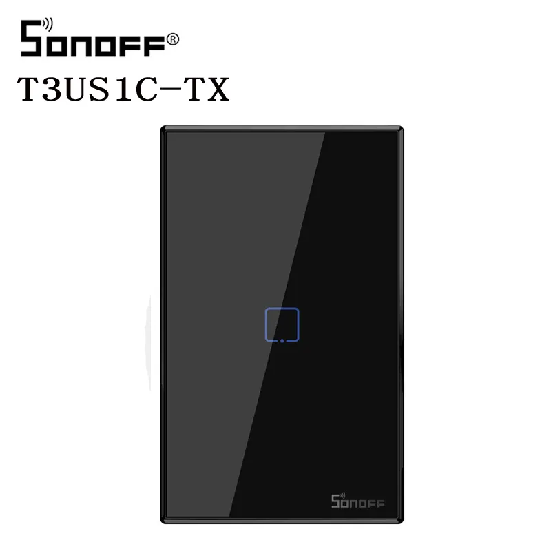 SONOFF TX T3 US Wifi Smart Wall Touch Switch With Border 3 Gang Remote Control Wifi Light Switches For Smart Home Automation
