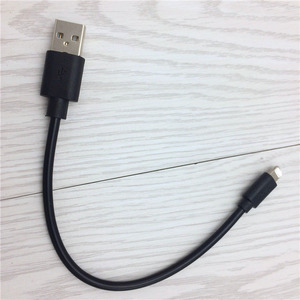 20cm kısa şarj cihazı kalın OD4mm tipi c usb-c c tipi usb veri hızlı şarj şarj kablosu kabloları - Product Image 5