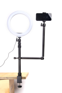 Multi-Function C Clamp Mount <strong>Stand</strong> Compatible for Microphones or Shock Mounts With3/8 - Product Image 2