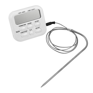 Termómetro para alimentos H124/Termómetro de cronometraje multifunción/Termómetro con función de alarma audible