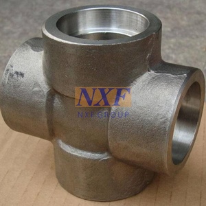 NXF ASTM B127 MONEL <strong>400</strong> Alloy/UNS N04400 DN15-1200 Class 150-2500 Nickel Alloy <strong>400</strong> Sw Fitting Forging Socket Welding <strong>Cross</strong> - Product Image 4