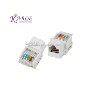 梯形UTP Cat5e超薄90度RJ45网络模块 - Product Image 4