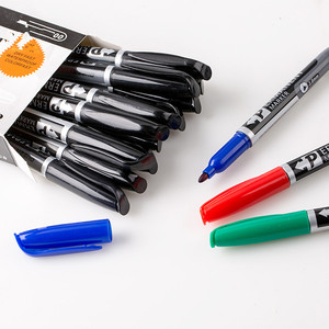 Permanent <strong>Markers</strong> Pens and <strong>Markers</strong> Bullet <strong>Chisel</strong> Tip Colored Waterproof Permanent <strong>Markers</strong> Pen Set With Clip - Product Image 2