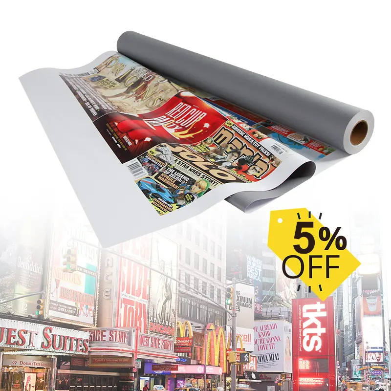 Ngoài trời in ấn phương tiện truyền thông PVC quảng cáo vật liệu Lona frontlit Flex biểu ngữ cuộn bạt quảng cáo vải vật liệu