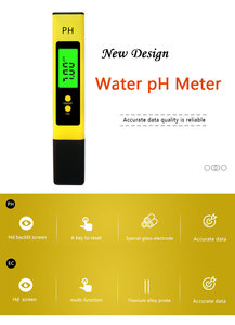 Medidor de pH portátil, herramienta de prueba de pH, medidor de PH de alta precisión para el hogar con retroiluminación para agua del grifo - Product Image 5