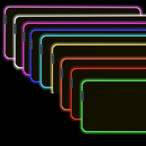 2025 New Large RGB Gaming <strong>Mouse</strong> Pad Square Light Modes Touch <strong>Control</strong> 4mm Non-Slip Rubber 3mm Extended Soft <strong>Computer</strong> <strong>Keyboard</strong> - Product Image 4