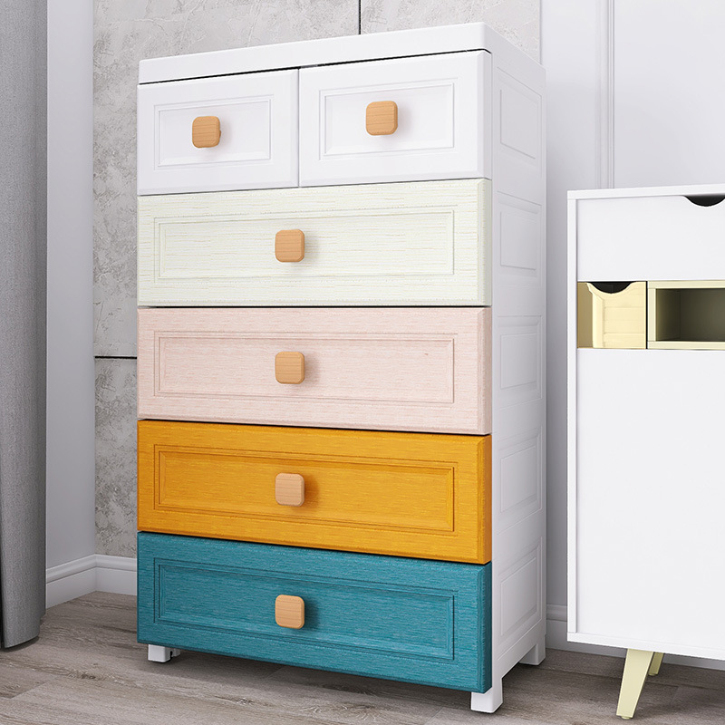 50cm wide European-style colorful double drawer