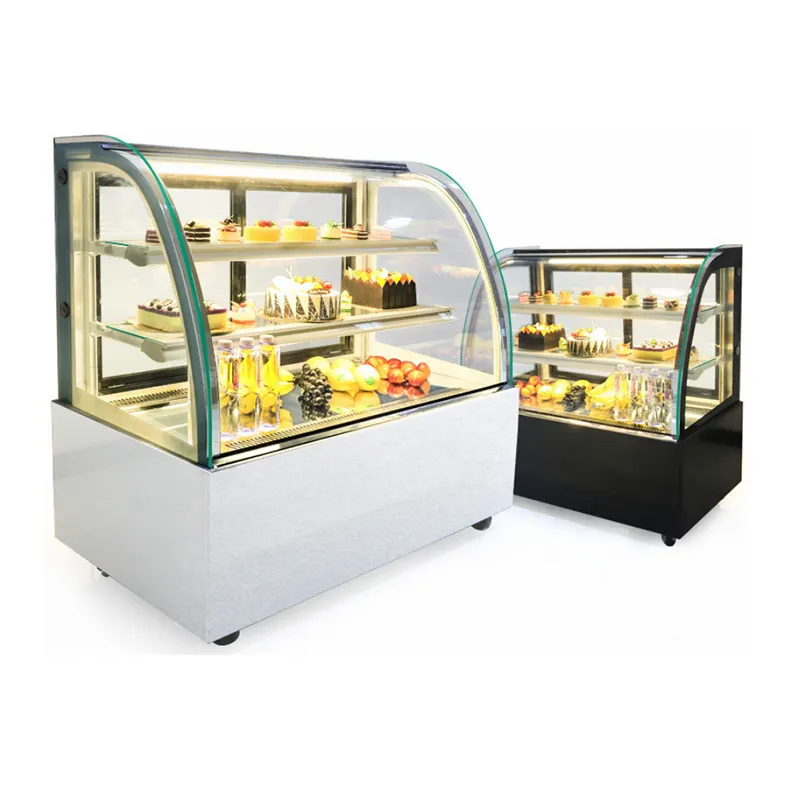 Dessert Shop Anti-Fog Refrigerated Pastry Bakery Display Cake Showcase for Sale