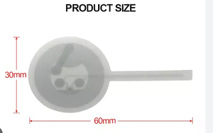 NTAG424 Mini Self-Adhesive NFC Sticker Tag 13.56MHz HF Blank Printable Label Etichetta Tamper-Evident 213TT <strong>Inlay</strong> QR <strong>Code</strong>