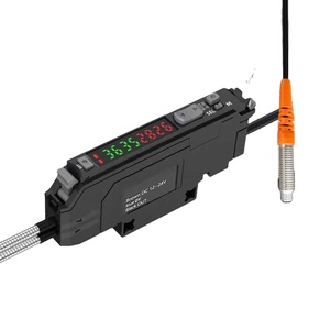 Nuevo amplificador de fibra óptica con pantalla Digital Original NPN 25us difuso reflectante a través de haz M4 M6 sensores de fibra óptica - Product Image 5