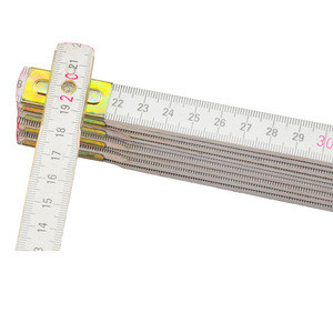 2m 10-fold ahşap/plastik katlanır cetvel huş ölçme aracı katı perçin bağlantı parçası ile ölçü kolaylığı ile özel Logo - Product Image 2