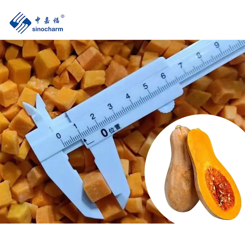 सिंनोलूज अच्छी गुणवत्ता हैकप मिबेन इक्यूफ का थोक मूल्य 10 किलोग्राम जमे हुए कद्दू ओएम
